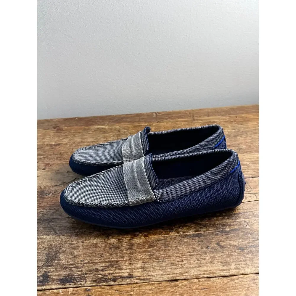 Rothy's The Driving Loafer Amalfi Blue NWOT Men's size 10